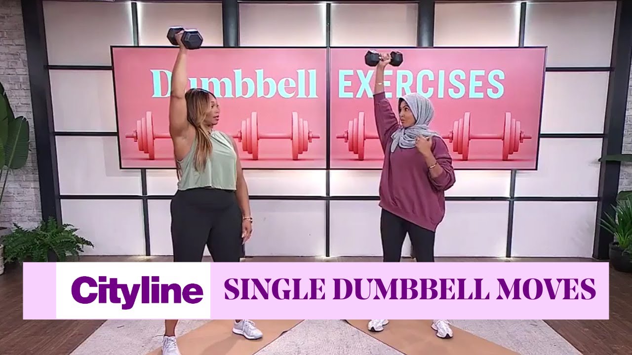 10 exercises using a single dumbbell