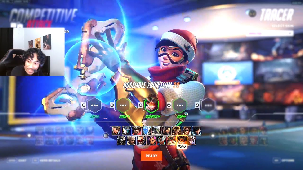 Геймплей Трейсера без сахара + Искатель! [OVERWATCH 2 TOP 500 СЕЗОН 8]