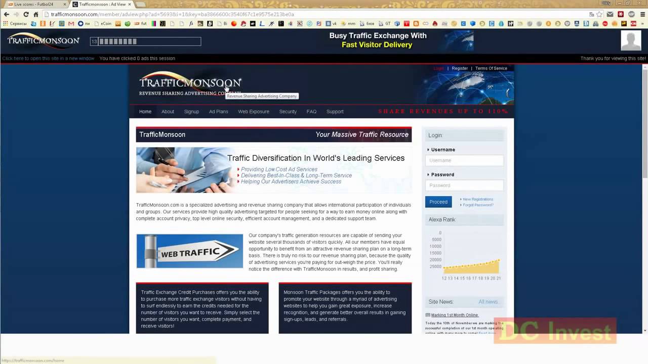 Как Заработать Деньги На Traffic Monsoon от 50$ Коротко и Ясно