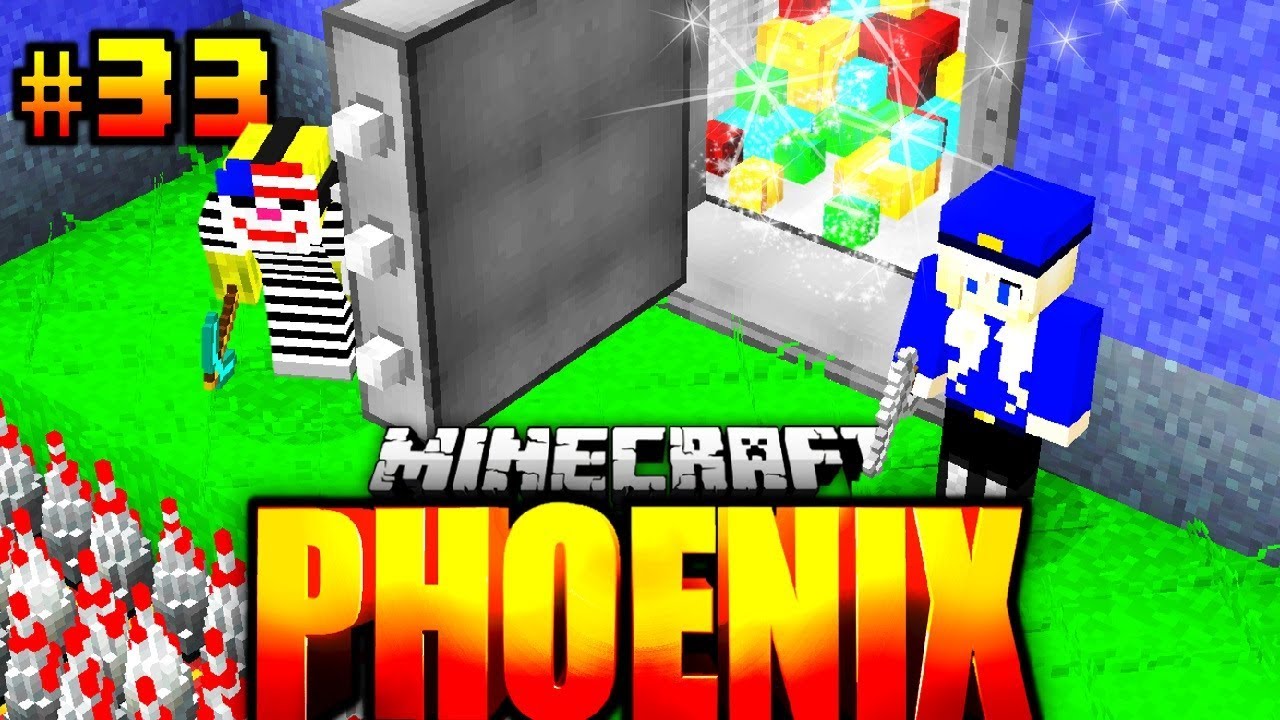 EINBRUCH im XXL TRESOR?! - Minecraft Phoenix #033 [Deutsch/HD]