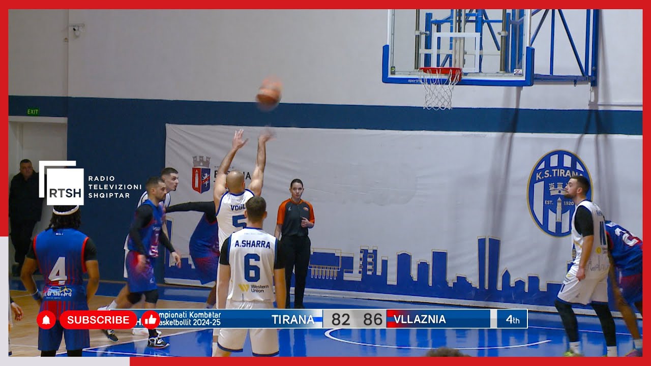 Tirana – Vllaznia / Superliga / Java 12 - Kampionati Kombëtar i Basketbollit 2024–25 | RTSH