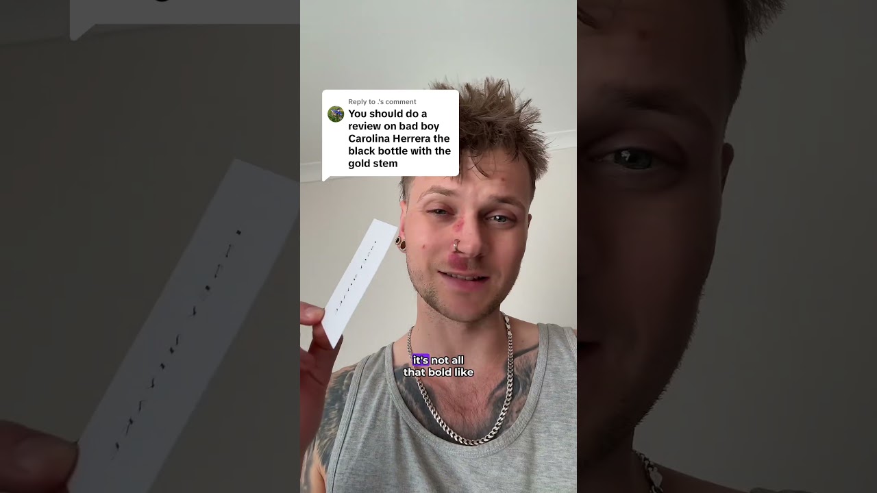 Carolina Herrera: Bad Boy review for one of the bros 