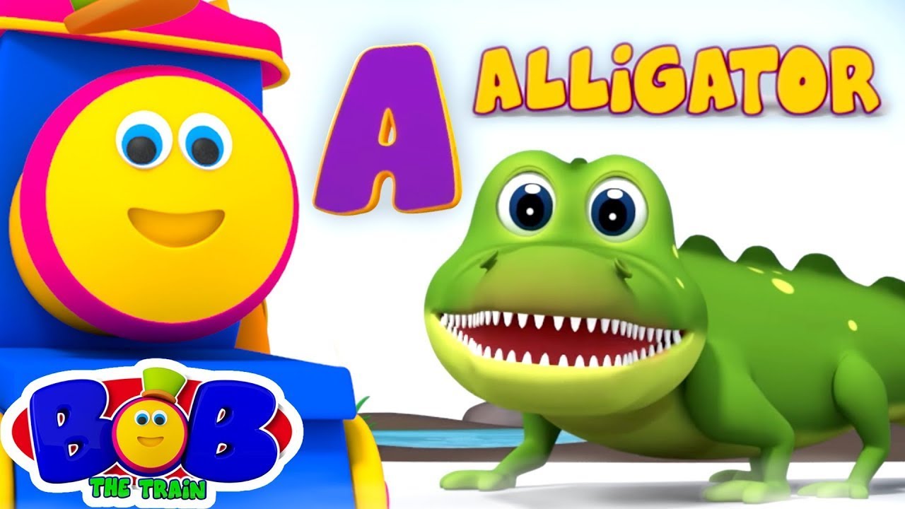ABC Song with Animals + Counting Song and more Kids Songs and Nursery Rhymes - Bob The Train