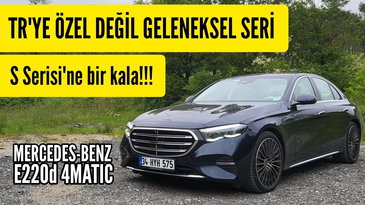 Mercedes-Benz E220d 4 Matic test sürüşü | 'S SERİSİ'NE BİR KALA #mercedes #e220d #otogundem