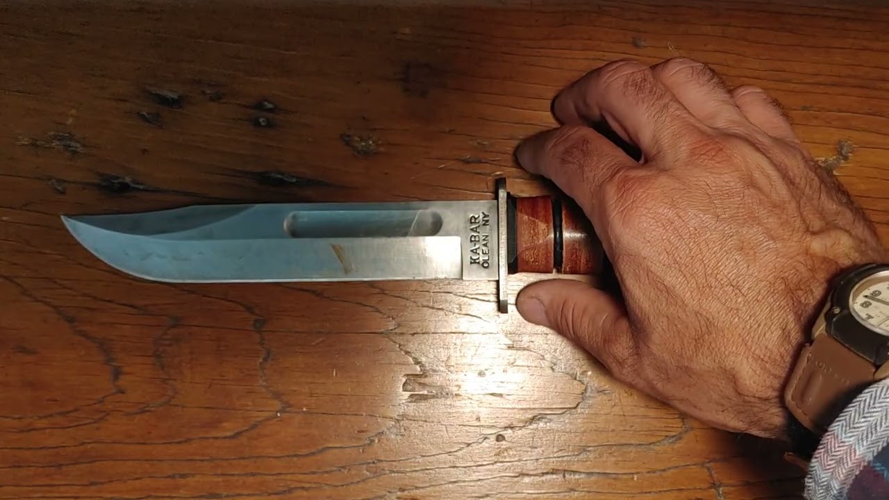 Bowies For The Woodsman- Kabar Dogs Head pt4