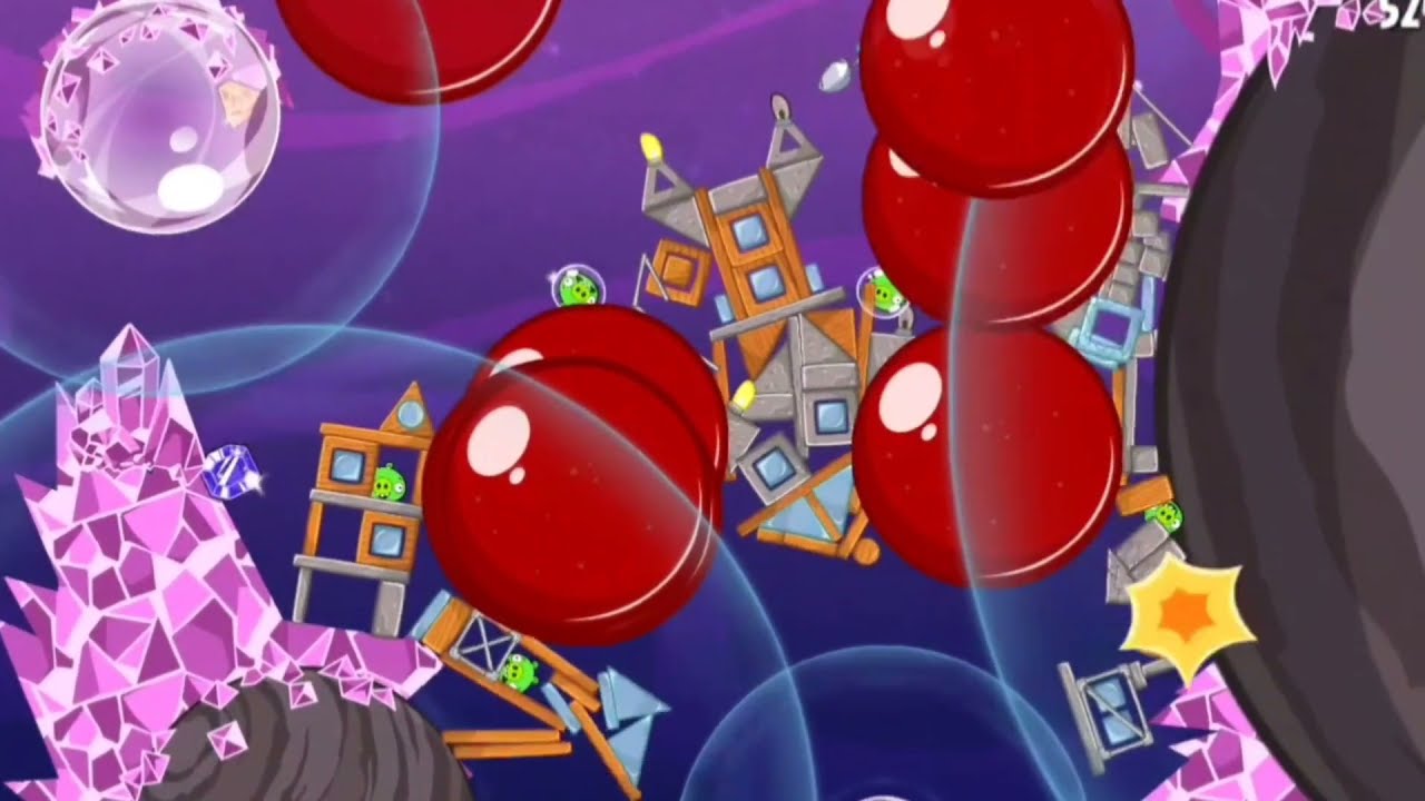Angry Birds Space : Cosmic Madness! In-game Trailer (Mod)