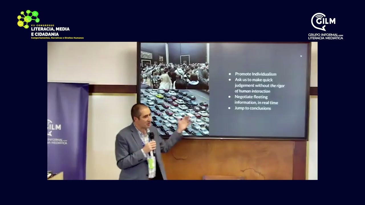 GILM_Keynote speaker Paul Mihailidis_VII Congresso Literacia, Media e Cidadania