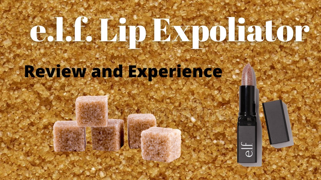 e.l.f. Lip Exfoliator Review and Experience - Brown Sugar - GRIMBEAUTIE