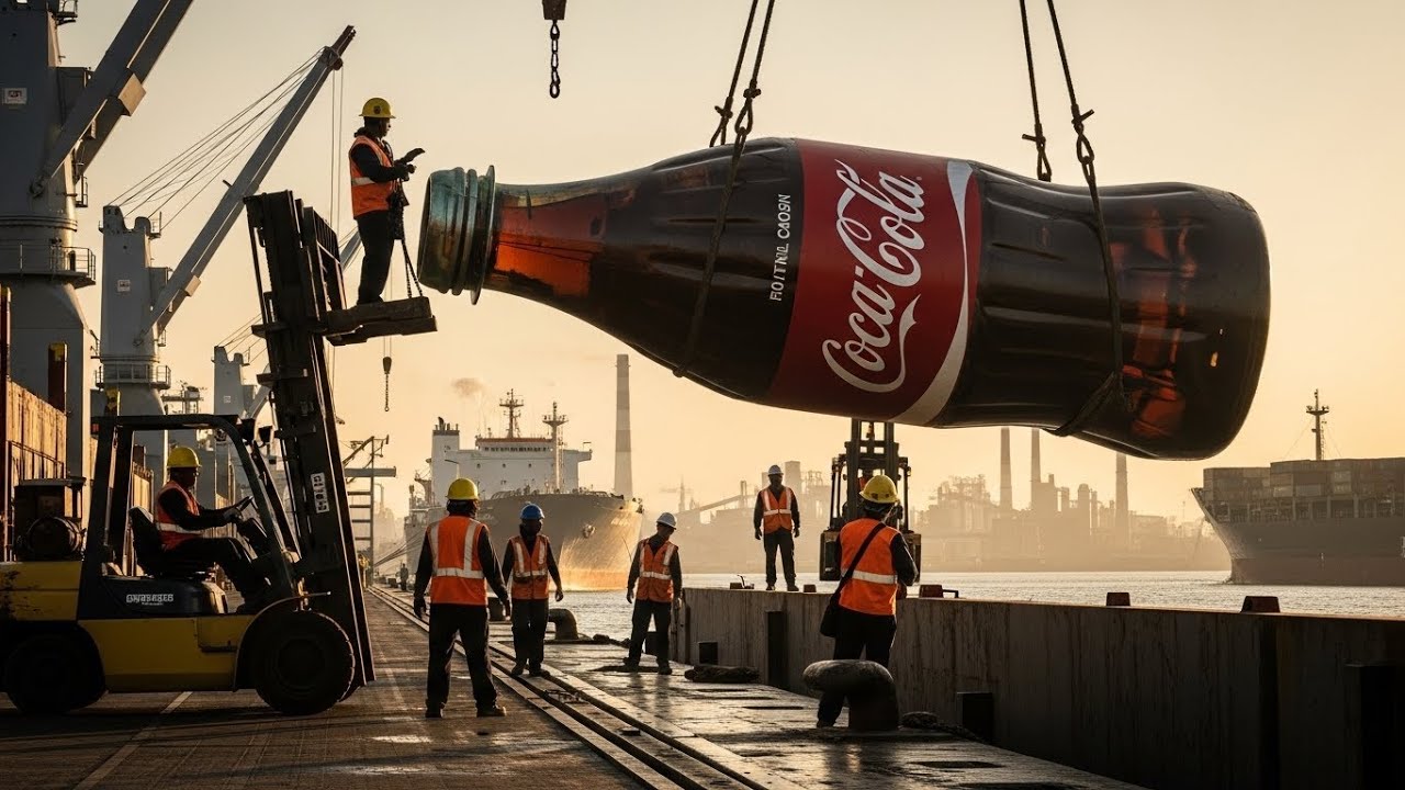 How Coca Cola is Made Inside the Bottling Factory  Full 4K Process Documentary