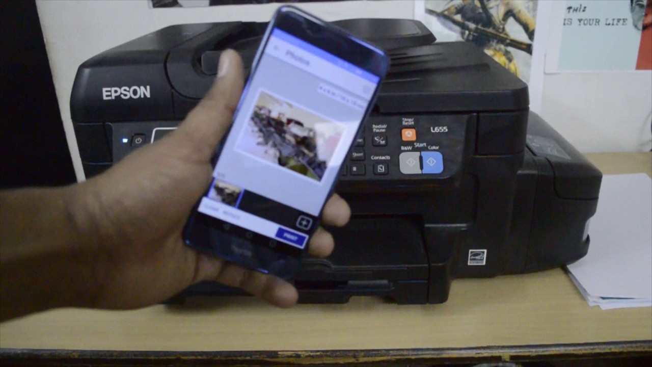 Epson L655 printer while printing