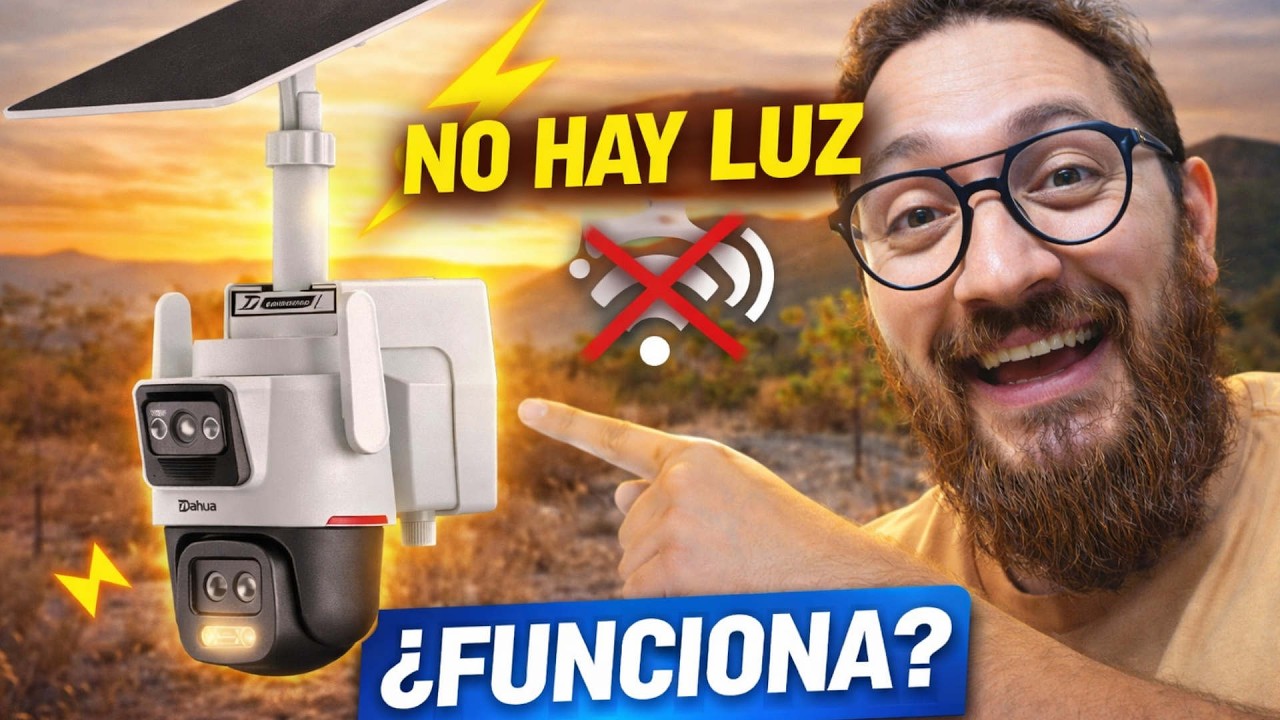 La cámara solar 4G MÁS completa de Dahua (prueba real)