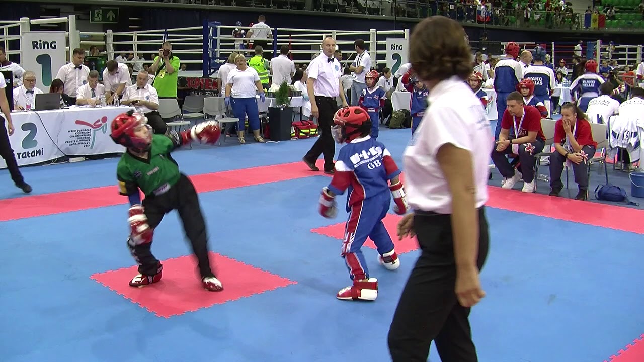 Ireland v Great Britain Childrens Team Event WAKO European Championships 2019
