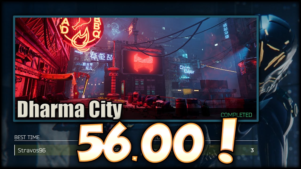 Ghostrunner Dharma City 56.00 World Record (In Bounds) (11/16/2020)