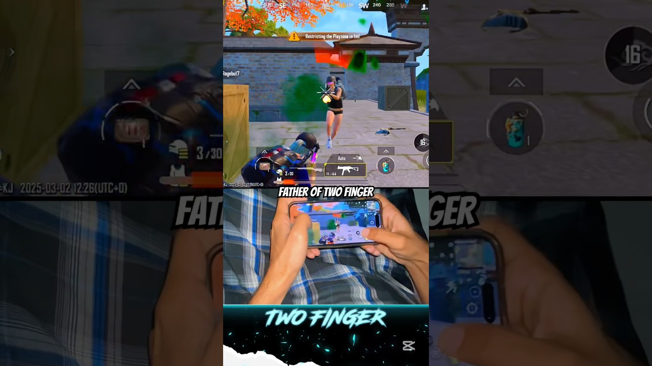 👑 King of the Battlegrounds: 2-Finger Squad Wipe Domination! 🎮🔥IPhone 15 Pro Handcam Pubg Test🔥