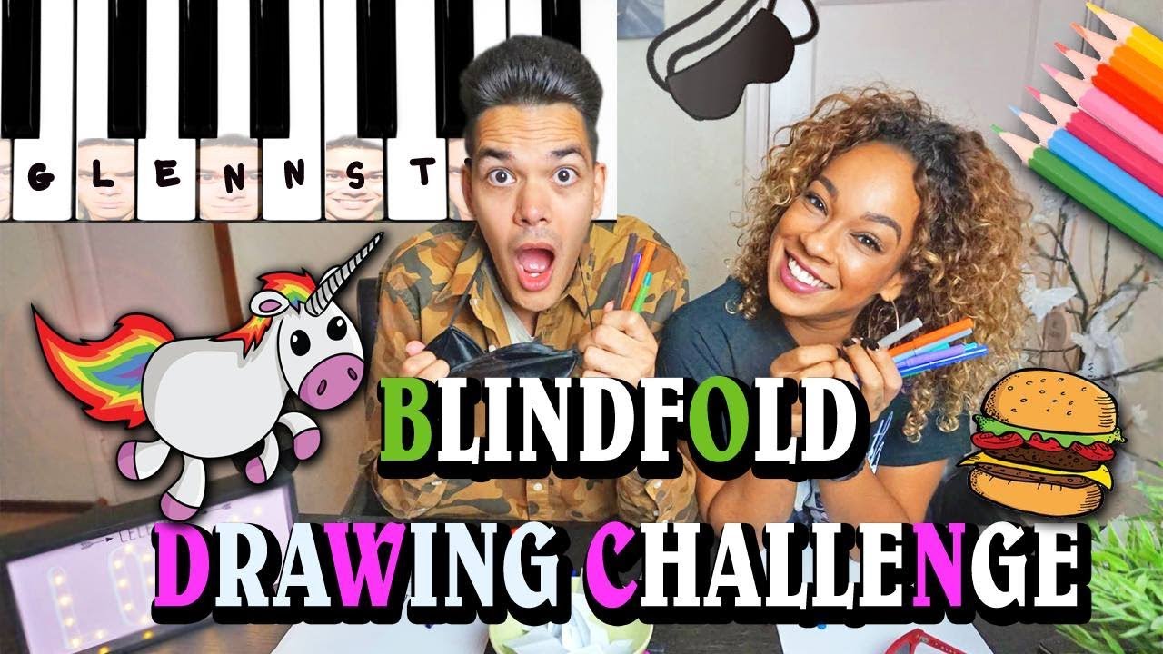 WAT IS DIT ?! MET VERONICA VAN HOOGDALEM  BLINDFOLDED DRAWING CHALLENGE