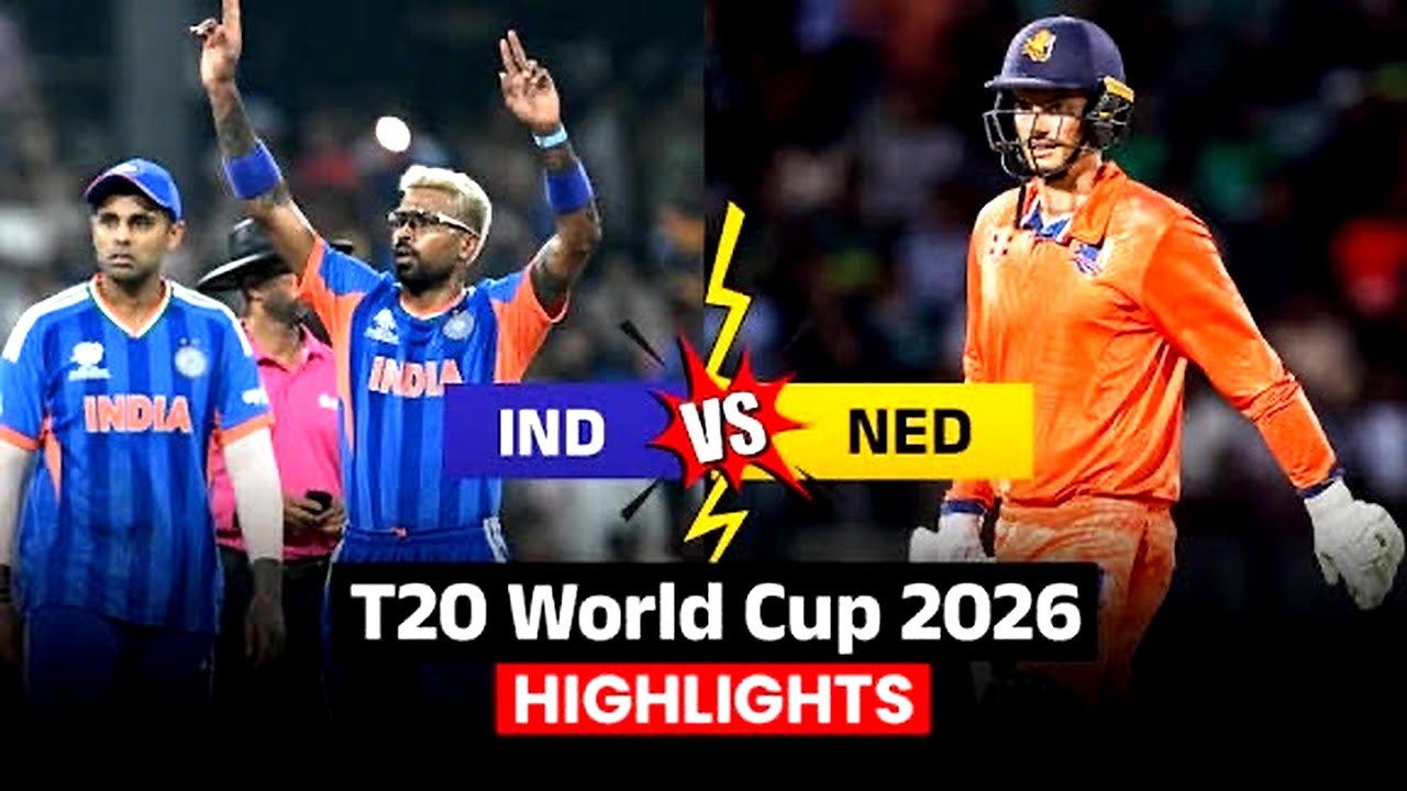 India vs Netherlands T20 World Cup 2026 Match Highlights | Real Cricket Gameplay | Aayush Xplay