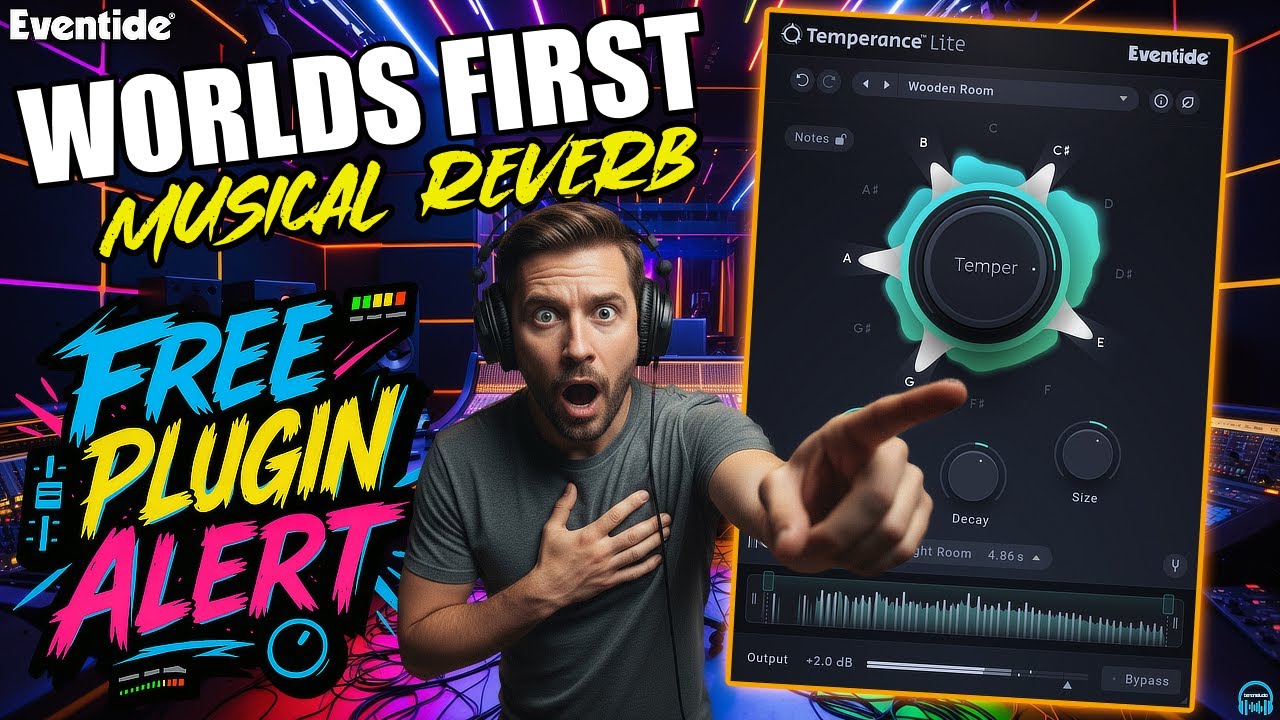 БЕСПЛАТНЫЙ ПЛАГИН - Eventide TEMPERANCE LITE Musical Reverb (Не пропустите!)