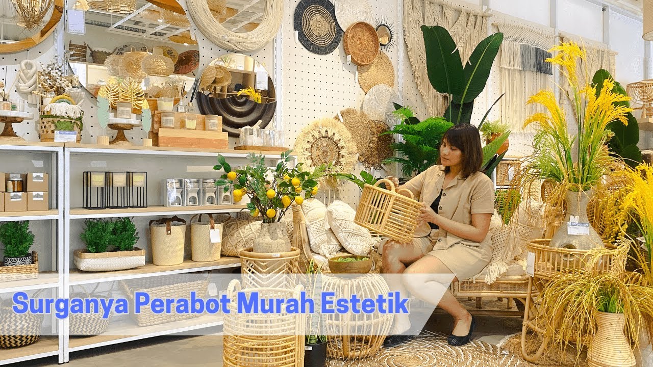 ✨ Toko Perabot & Dekor Estetik SUPER lengkap! | KJ Perabot Jakarta