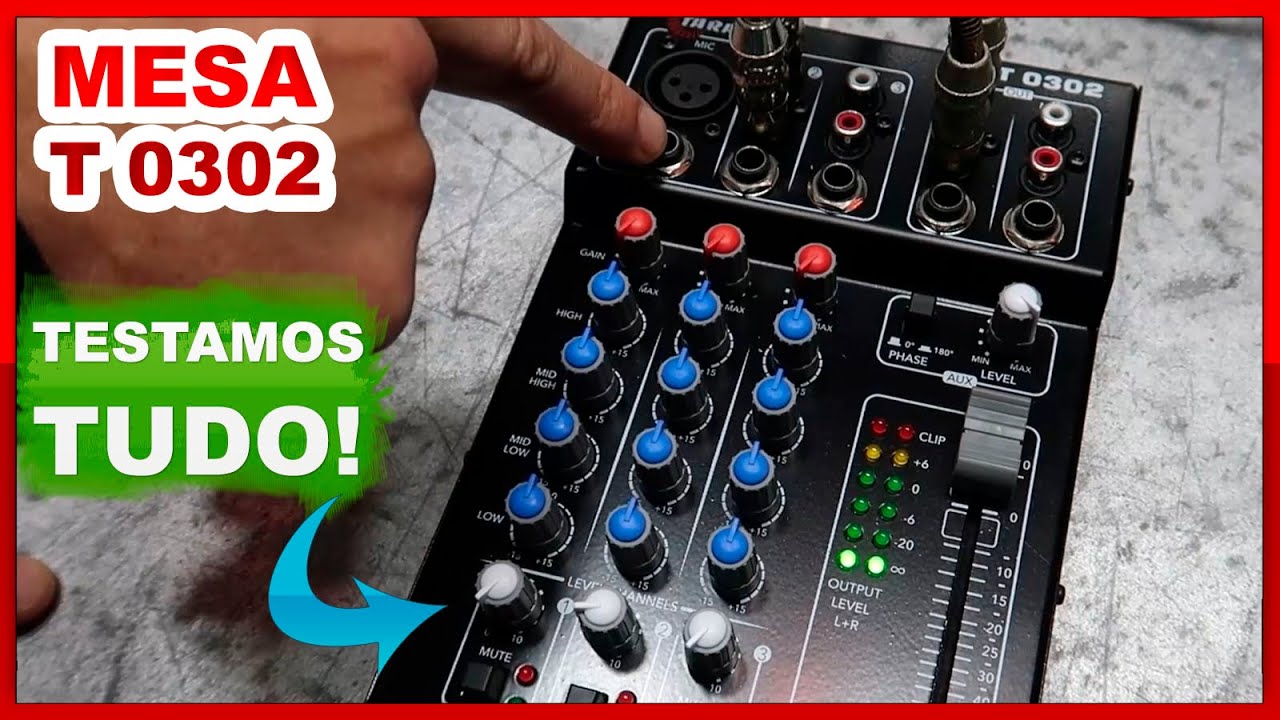 Mesa de Som Automotivo Taramps T 0302 - É boa? Pra que serve? | Review Completo