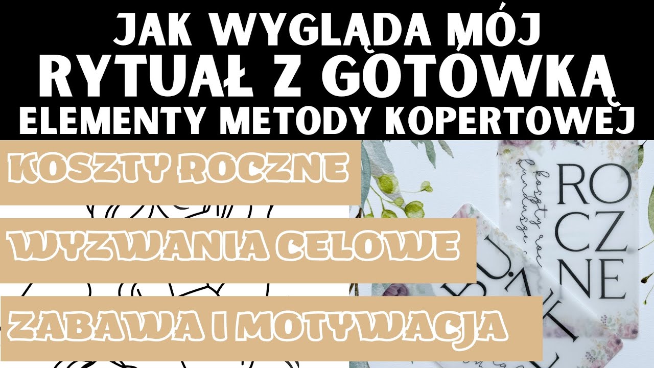 OSZCZĘDNOŚCI MIESIĄCA || ROZŁÓŻ ZE MNĄ KOSZTY ROCZNE || ELEMENTY METODY KOPERTOWEJ W PRAKTYCE