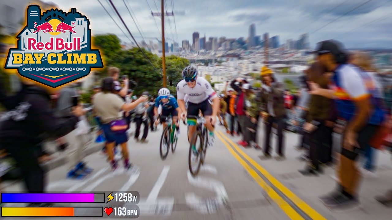 Racing up the STEEPEST HILL in San Francisco?!? (Red Bull Bay Climb)