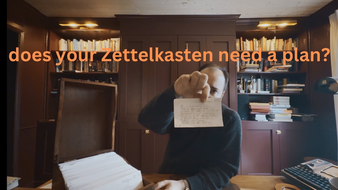 нужен ли план для вашего zettelkasten?