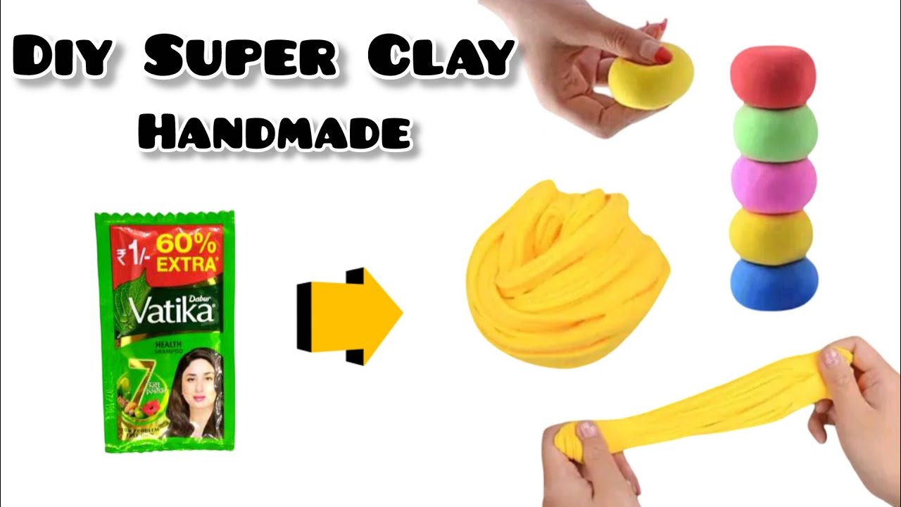 Diy Homemade Super Clay | Diy Super Clay At Home | Asma Creation 