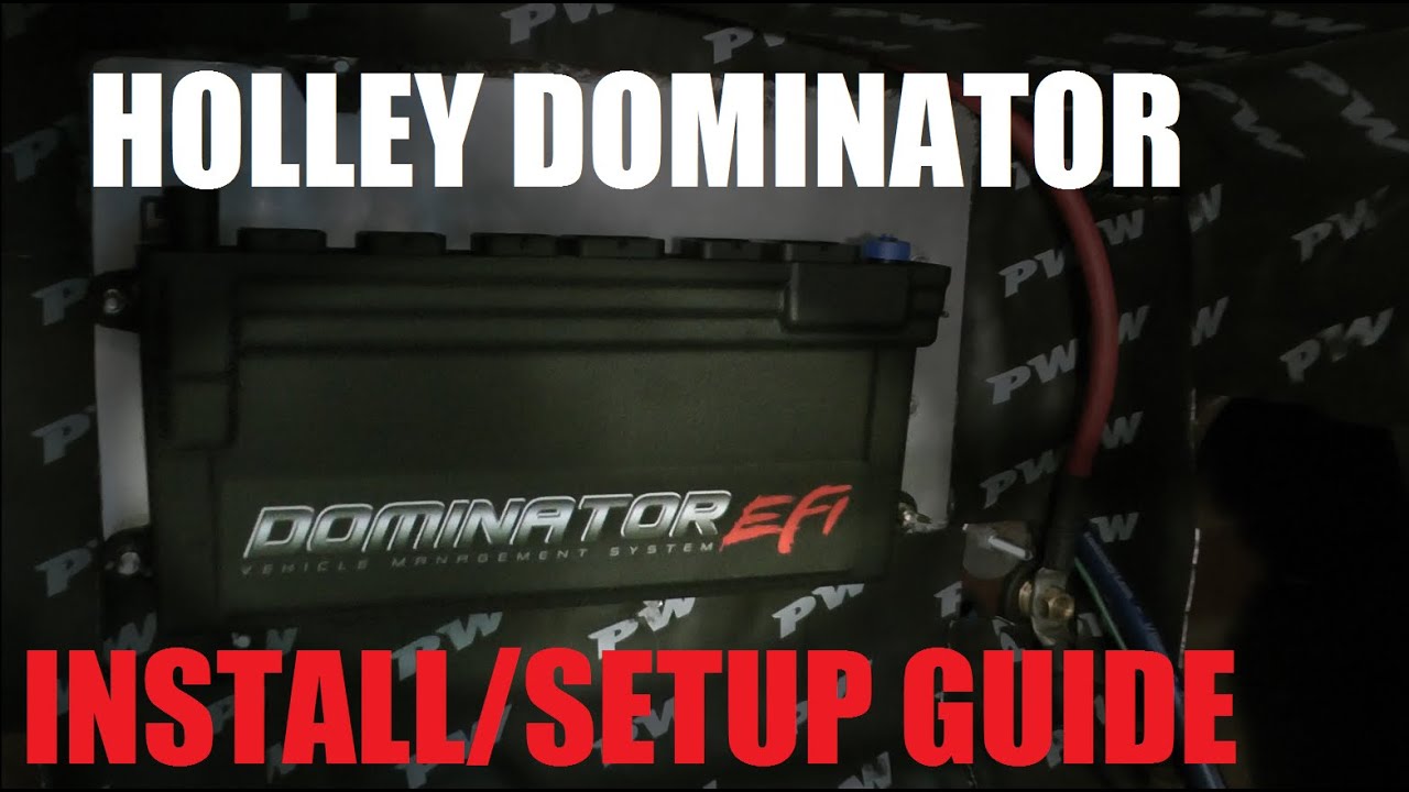 How to: Holley Dominator Install on LS and setup with Holley V5 Software