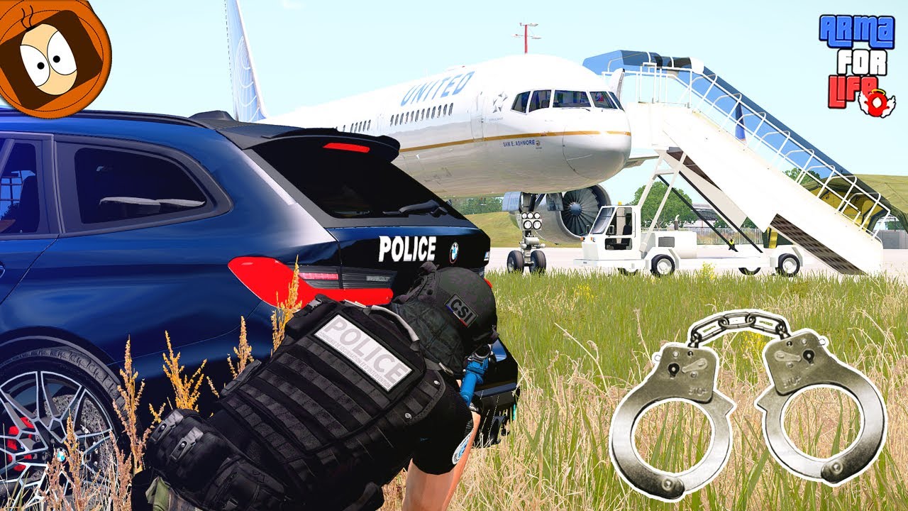 RAID/CSI : DÉTOURNEMENT D'AVION sur ARMA FOR LIFE ✈️!