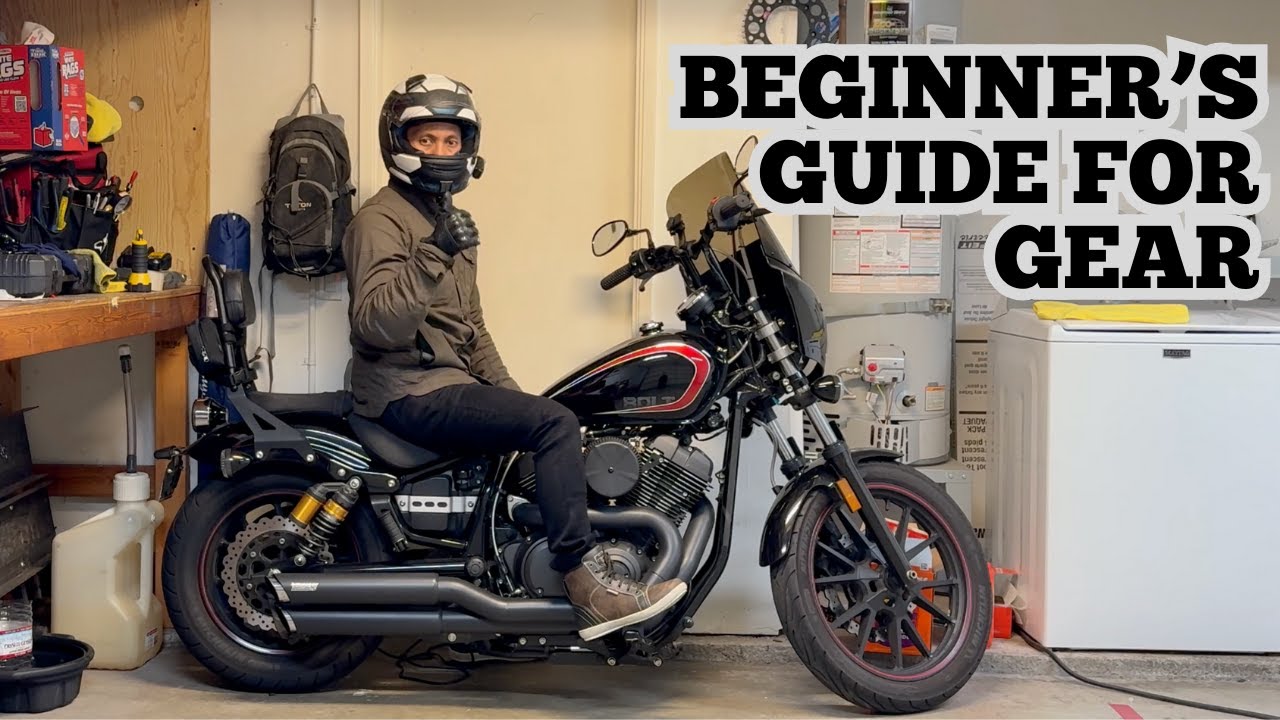 A Beginner's Motorcycle Gear Buying Guide: Casual Edition