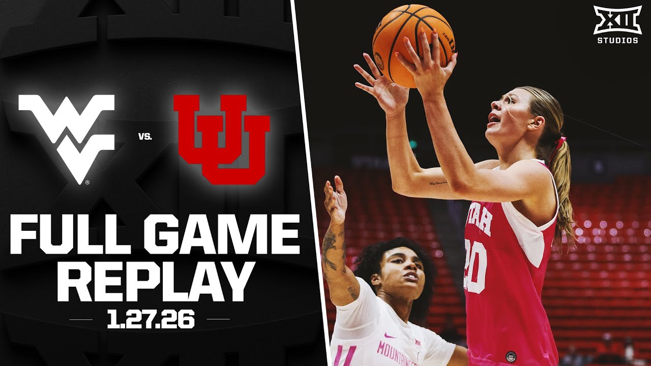#22 West Virginia vs. Utah Full Game Replay (1.27.26) | 2025-26 Big 12 Women's Basketball