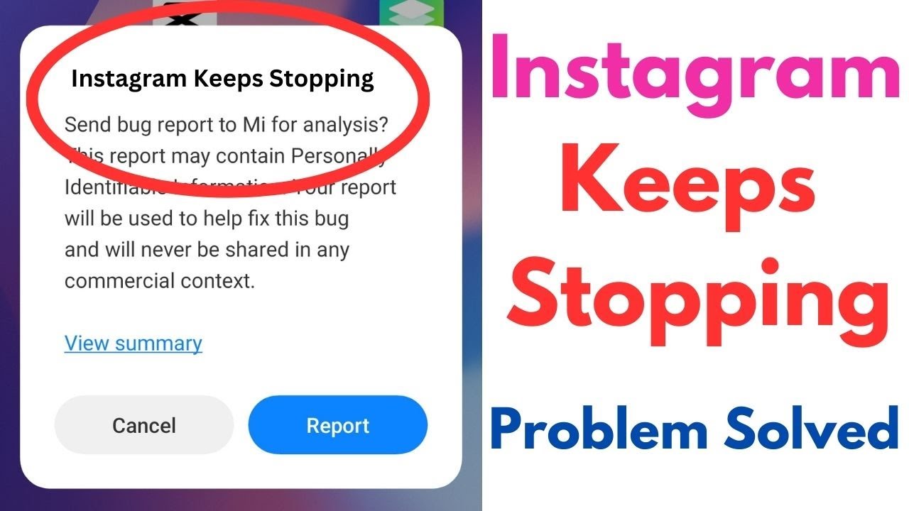 Instagram Keeps Stopping Problem Solved  | How To Fix Instagram Keeps Stopping Problem