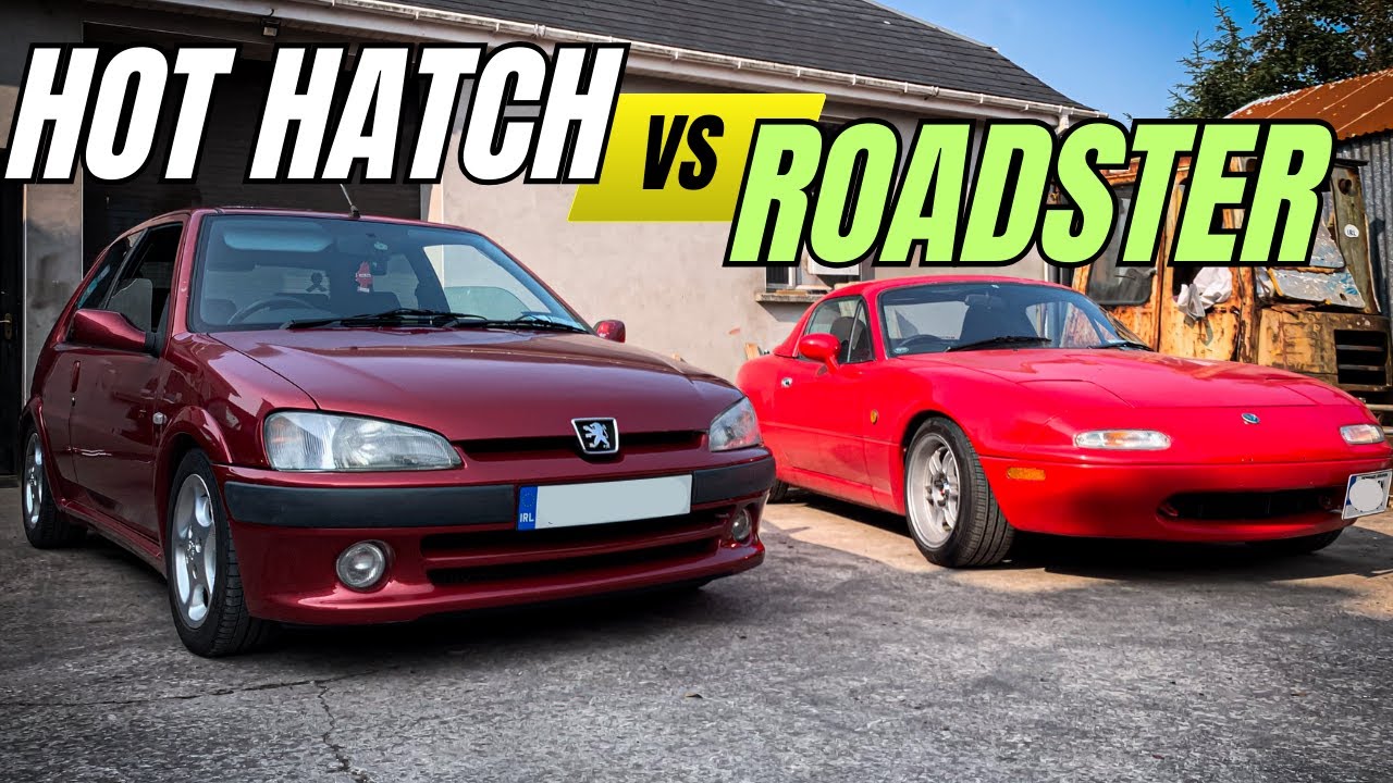 Hot Hatch VS Roadster - Peugeot 106 GTI / Mazda MX5 NA