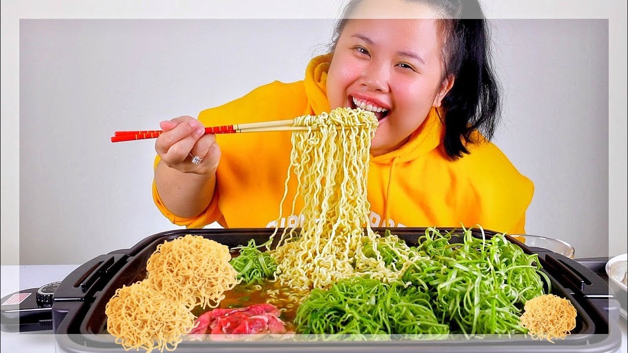 HUGE RAMEN MUKBANG + SHABU SHABU 먹방 EATING SHOW! | COOK + EAT WITH ME
