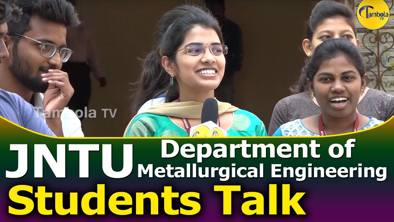 JNTU Department Of Metallurgical Engineering Explaining About AYAS Fest 2019 | TambolaTV