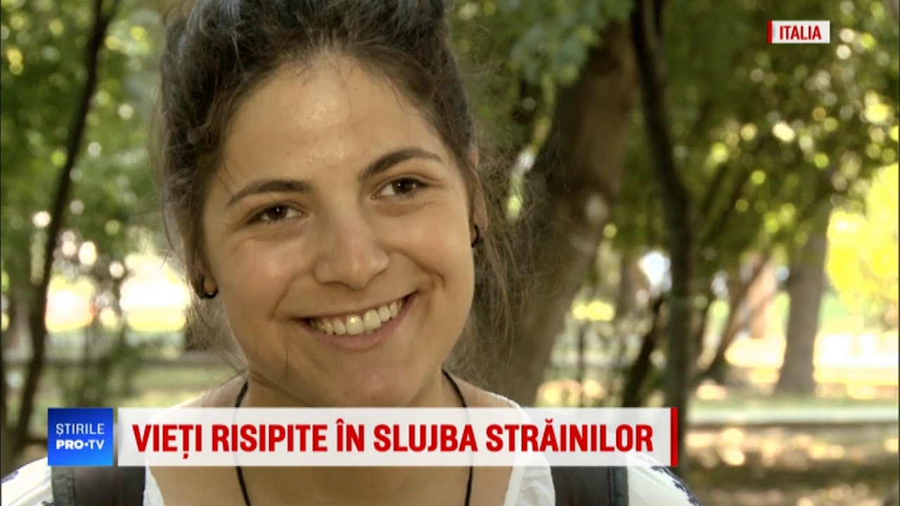 Stirile PRO TV - Sindromul Italia. Româncele care ajung să trăiască în umbra unor muribunzi