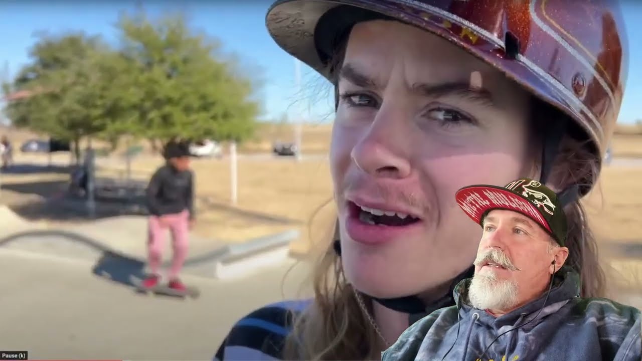 Old transition Skater's reaction to Andy Anderson destroying his local park