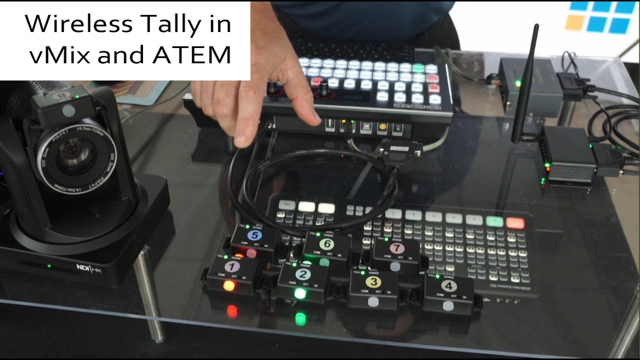 PTZCam Tally8 Wireless Tally for ATEM and vMix