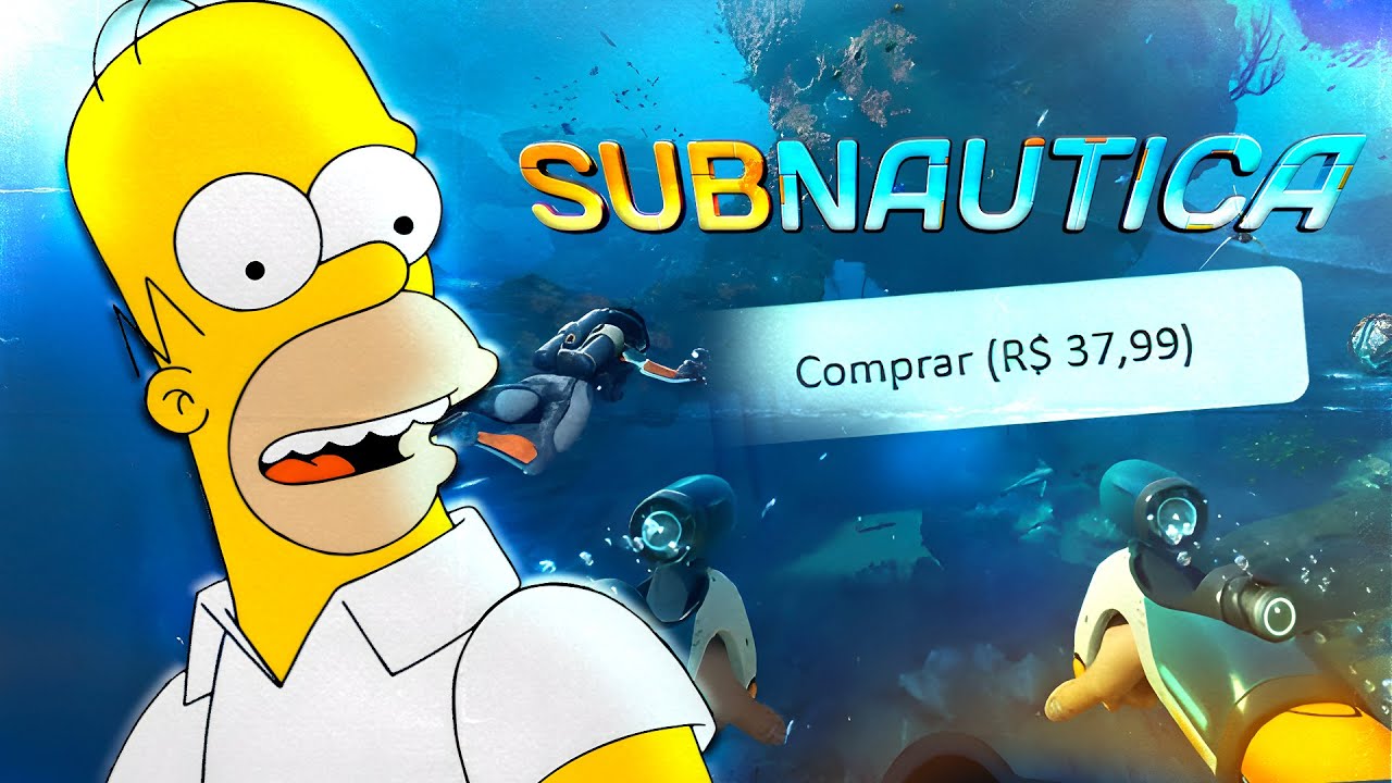 ESSE JOGO ME SURPREENDEU Kkkkk... SUBNAUTICA MOBILE