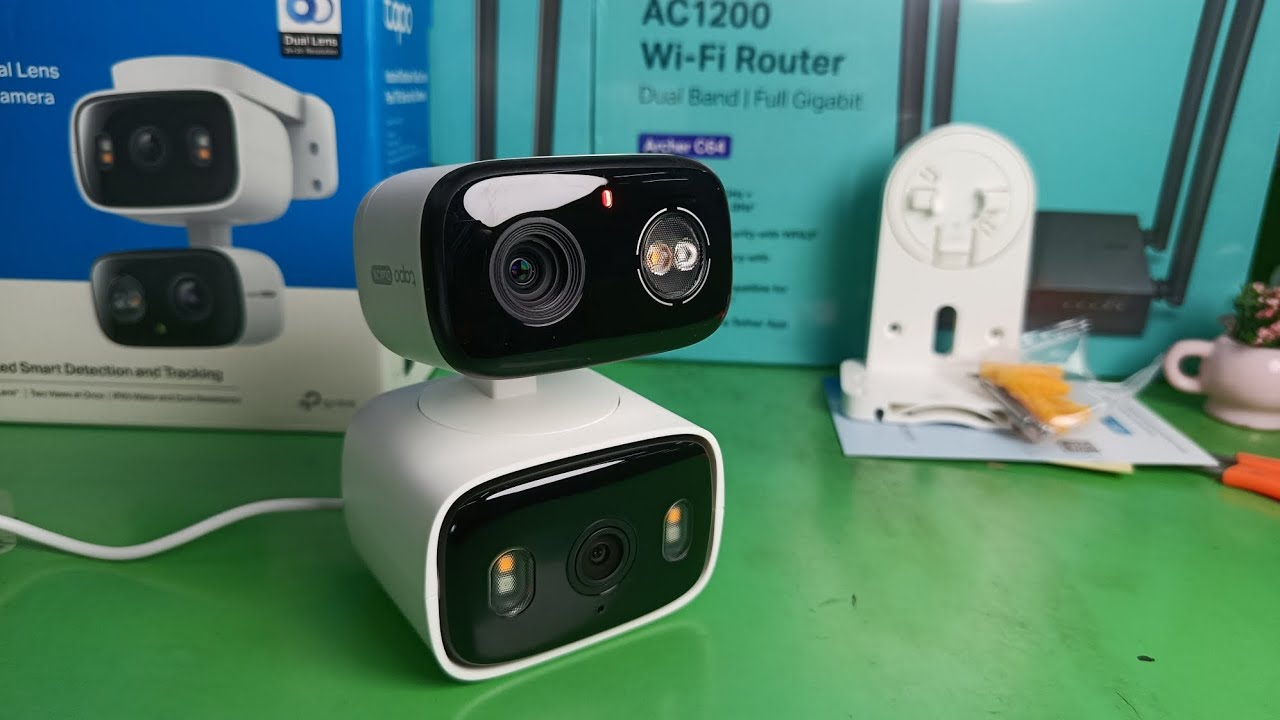 РАСПАКОВКА TP-Link Tapo C246D! 🧐 Настройка и обзор двухобъективной 2K-камеры (для видеонаблюдения...