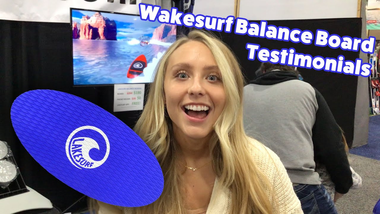 Wakesurf Balance Board by Lakesurf Testimonials in Utah