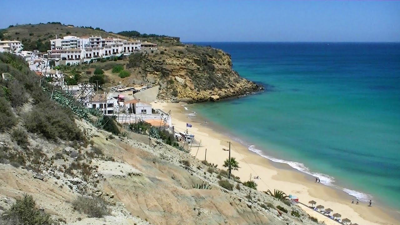 Praia Burgau Vila do Bispo Algarve Portugal (HD)