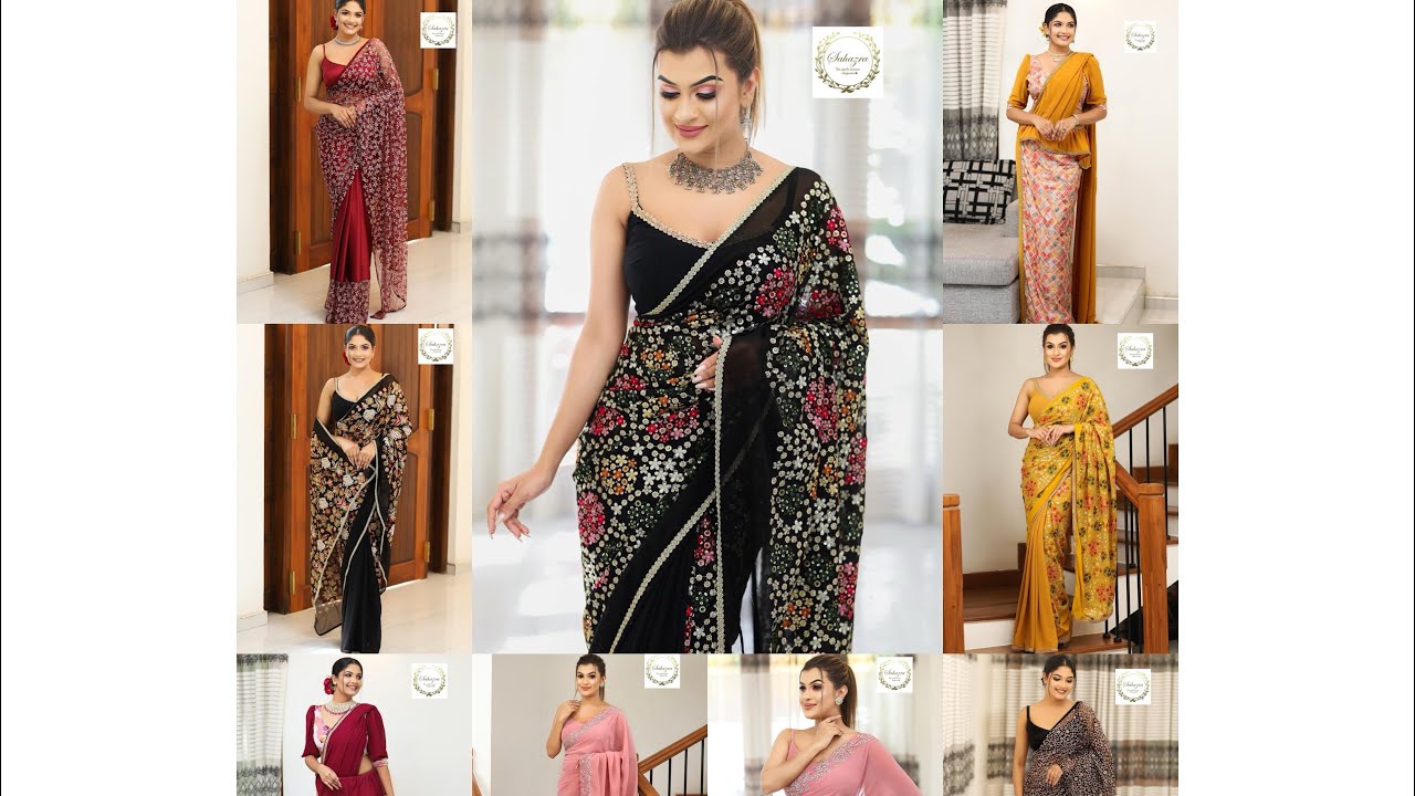 New saree collection of &ldquo;Sahazra sarees&rdquo;😱🇱🇰💫#sareesrilanka #saree #wedding #trendy #sari