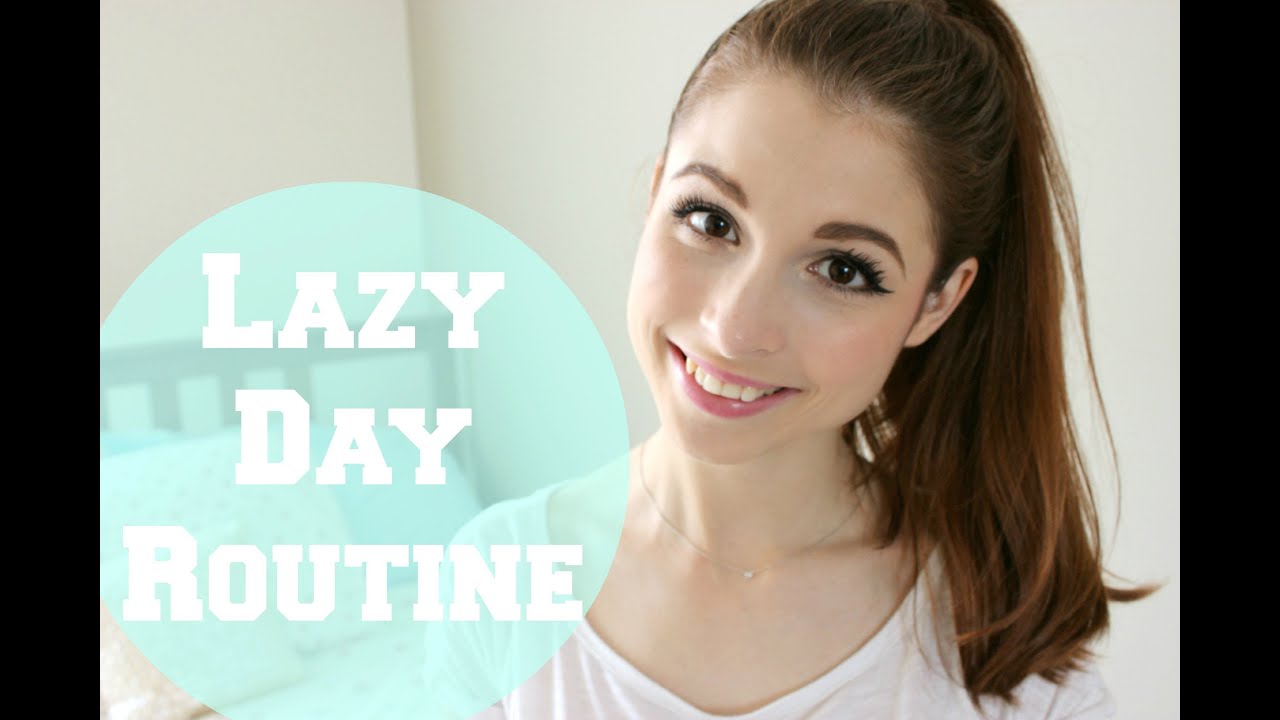Lazy Day Routine: Makeup, Outfit, & Snack!