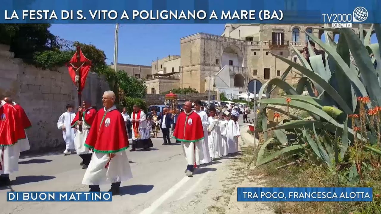 Di Buon Mattino, 15 giugno 2022 - La festa di San Vito a Polignano a Mare