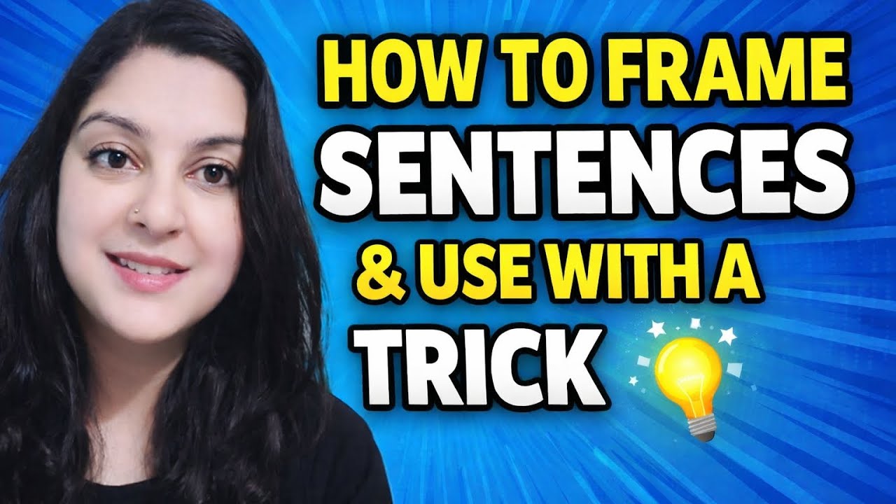 Trick for how to frame sentences  #learnanewwordtoday ,#spokenenglish 