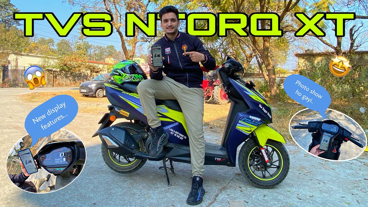 How to connect TVS NTORQ XT💚 with phone in 2024 | Navigations | voice command 🔥