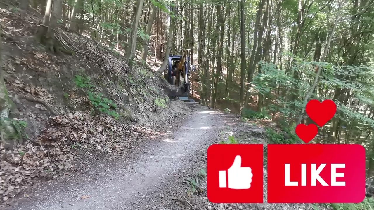 SANY SY18C Trail repair / Úprava chodníka