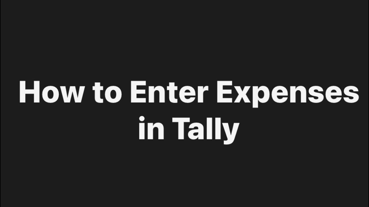 How To Enter Expenses In Tally | TALLY ERP Accounting Software Tutorial In Malayalam | Ep 7