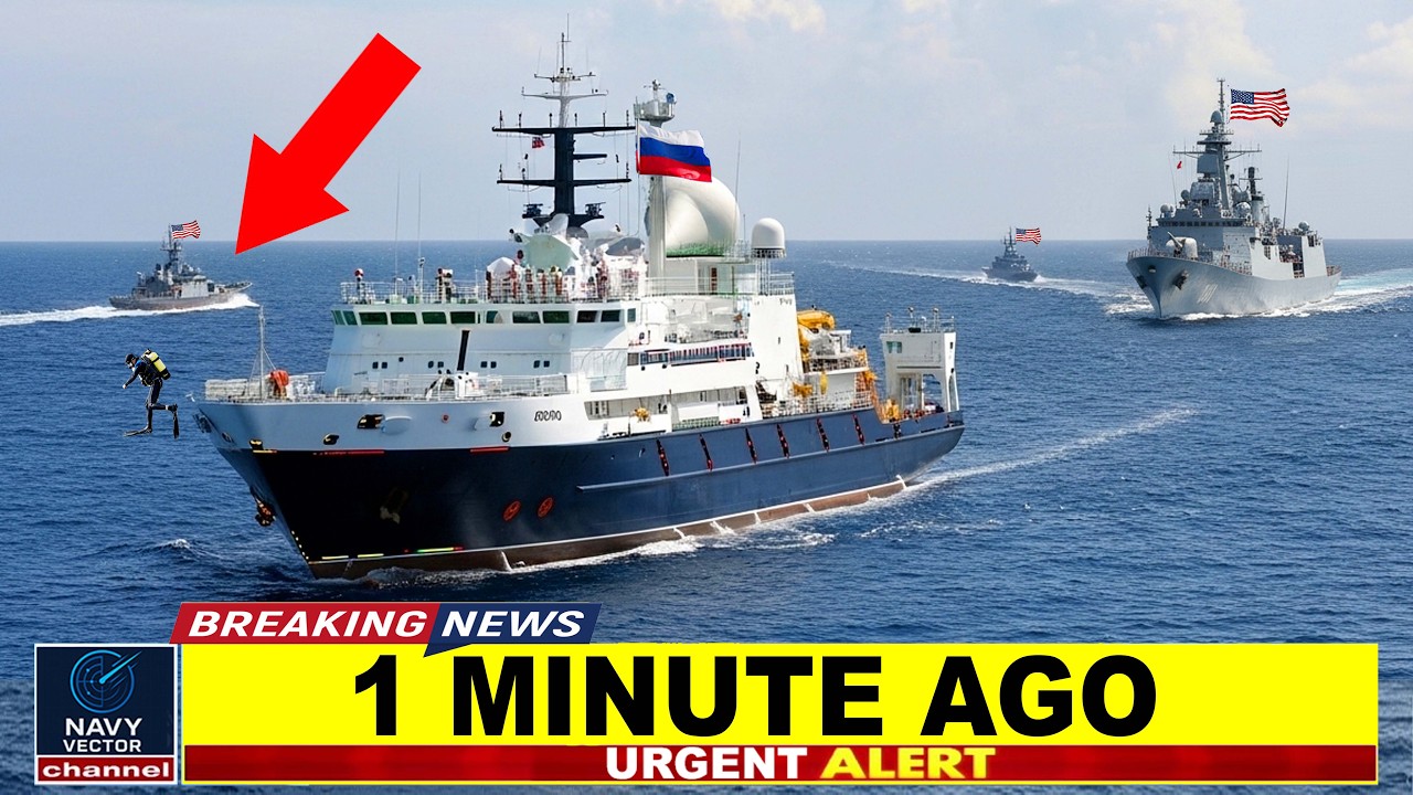 Russia DISRUPTS Underwater Cable in Europe - Then US Navy Destroyer HUMILIATED Putin